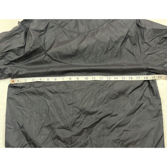 Vintage Y2k Nike Kids Unisex Black Windbreaker Silver Tag Early 2000s M 10/12 - Picture 5 of 6
